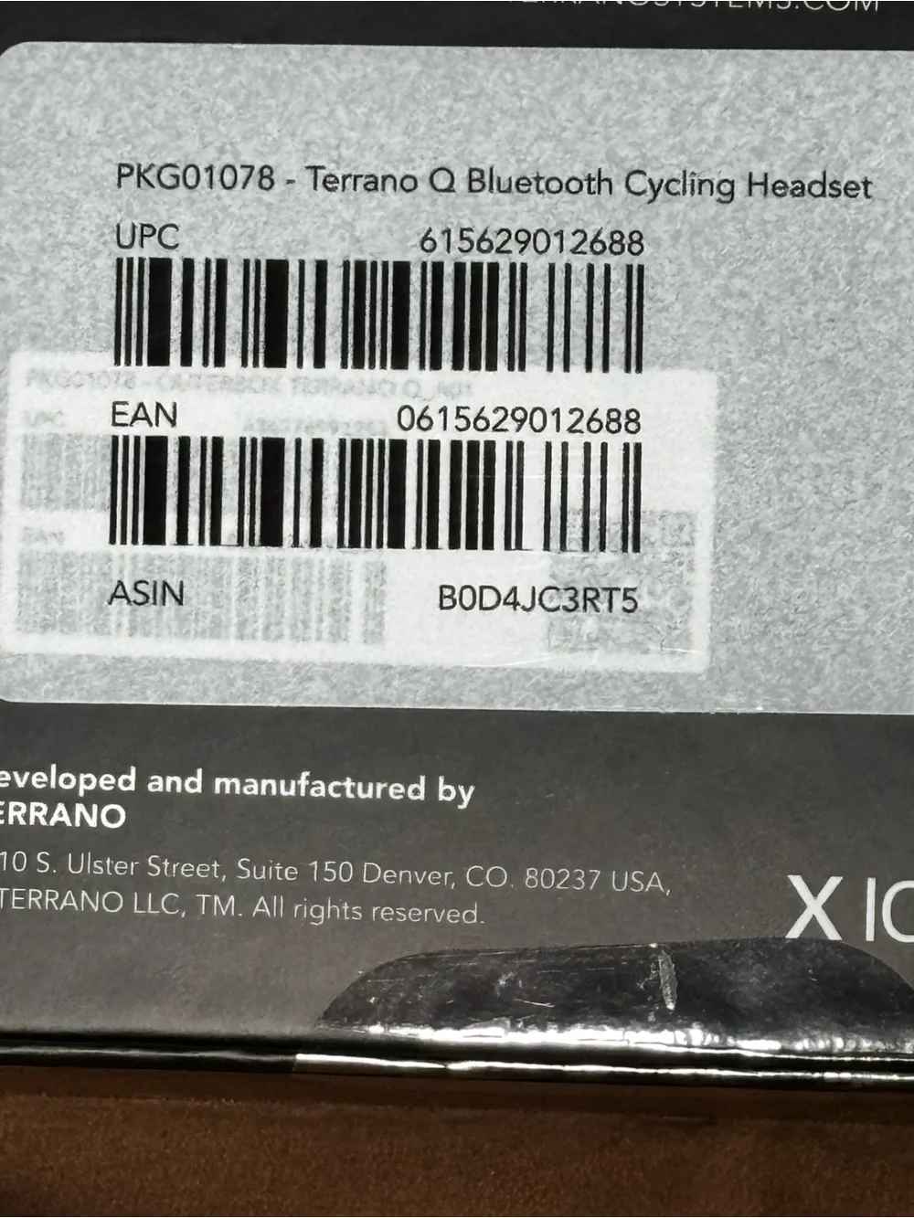 NEW IN SEALED BOX – Terrano Q Cycling Headset & Intercom System